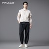PINLI品立2025秋季新款潮牌宽松长袖衬衫男百搭休闲衬衣防晒外套GD253113067 商品缩略图1