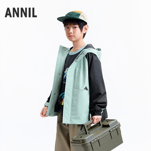 【实体店同款】男童梭织外套冬季新款安奈儿童装AB545139 商品图2