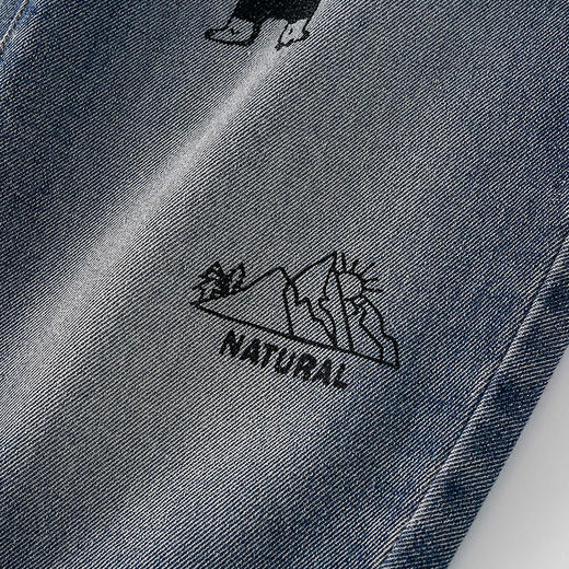 棉花堂山系复古潮趣童装牛仔裤——FA52126YX 商品图10