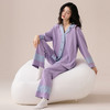 雀说睡衣女纯棉长袖新款柔软棉休闲家居服女款高级感套装AL22129 商品缩略图0