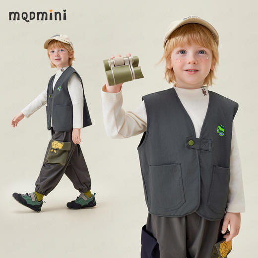 【90-140】【MQDmini】男童春秋马甲外套 商品图1