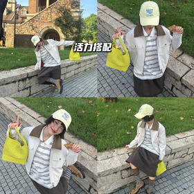 新品上身 |撞色夹克搭配同色系裙，活力四射，时尚新定义。