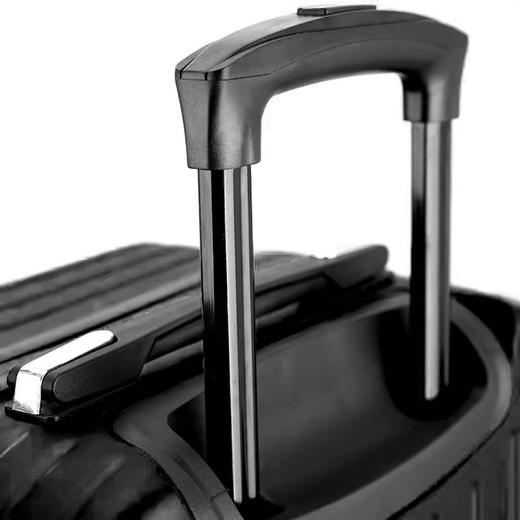 FolliFollie时尚轻便竖条纹拉杆箱20英寸黑色FF-Y101A 商品图1