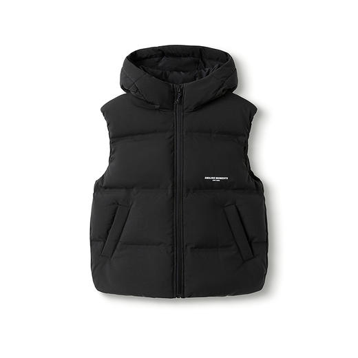 巴拉巴拉balaOne儿童羽绒马甲女童男童上衣新款童装2025冬直充绒 商品图4