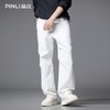 PINLI品立2025秋季新款男士褶皱设计感休闲长裤潮牌直筒伞兵裤子GD253117074 商品缩略图3