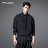 PINLI品立2025秋季新款男士宽松尖领纯色打底长袖衬衫休闲衬衣潮GD253113066 商品缩略图0