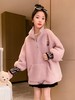 【孤品捡漏】G05女童颗粒绒半拉链秋冬卫衣-喜出 商品缩略图0