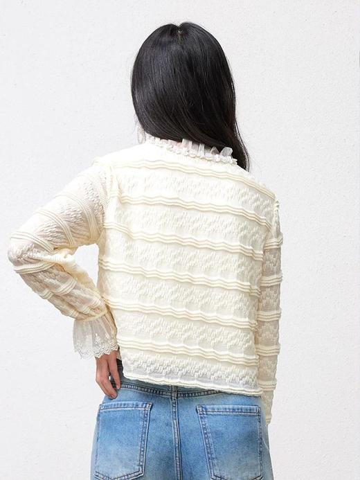 3楼FEXATA服饰(新百)     法式优雅小香风蕾丝短外套 商品图1