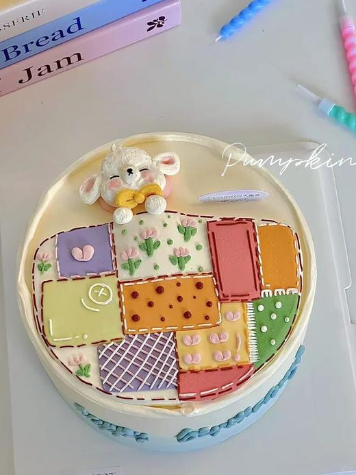 我先睡了~躺平手绘蛋糕-低糖处理无添加 商品图0