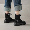 阿么手工女鞋厚底英伦风马丁靴女增高显瘦2025新款真皮短靴5.5CM 商品缩略图4