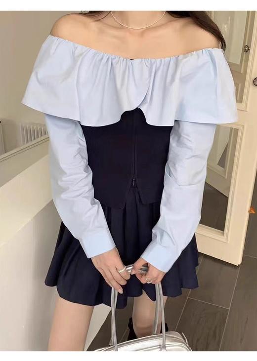 【门店同款】ENJOY秋季浪漫一字肩上衣 164994460 商品图2