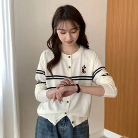 秋季穿搭短款羊毛针织衫外搭开衫薄款上衣  YX-11362135