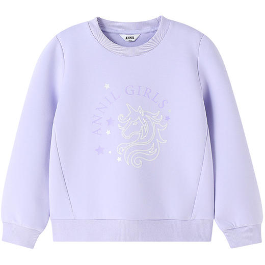 【实体店同款】女童圆领卫衣秋季新款安奈儿童装AG531003 商品图5