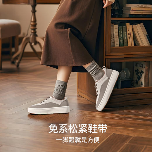 Pansy盼喜日本板鞋一脚蹬透气加宽百搭轻便舒适休闲鞋HD4243 商品图1