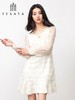 3楼FEXATA服饰(新百)       荷叶边浪漫小香风连衣裙 商品缩略图1