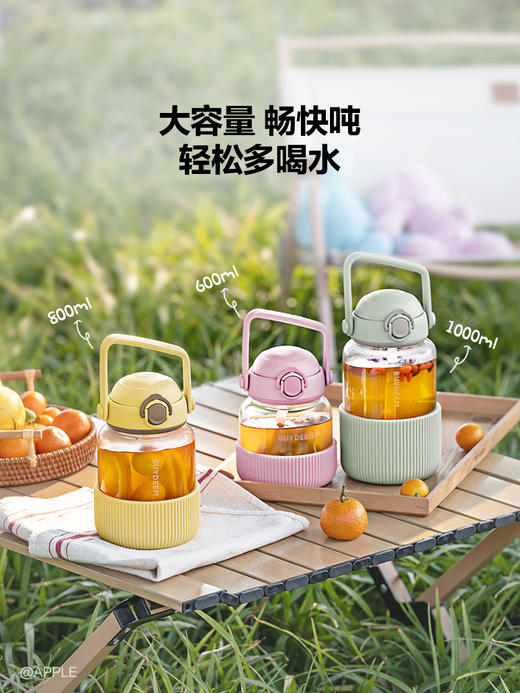 北鼎樱花杯吨吨杯吸管杯大容量水杯水壶杯高颜值便携 商品图0