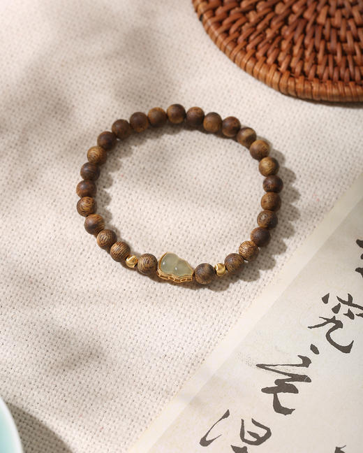 【天然绿棋楠沉香手串-设计款】众香之魁 木中舍利｜品质严选 产地直发 商品图0