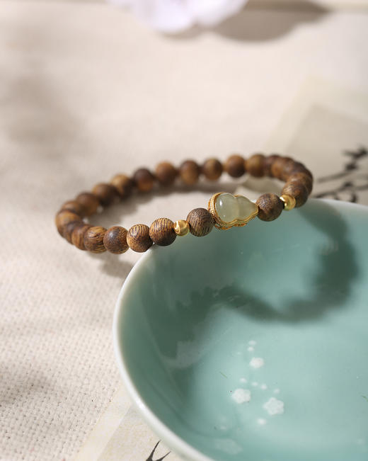 【天然绿棋楠沉香手串-设计款】众香之魁 木中舍利｜品质严选 产地直发 商品图1