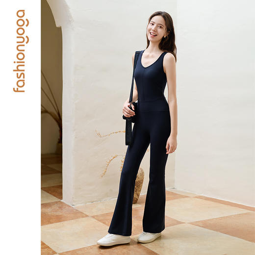 FC15958美背连体九分喇叭裤 商品图14