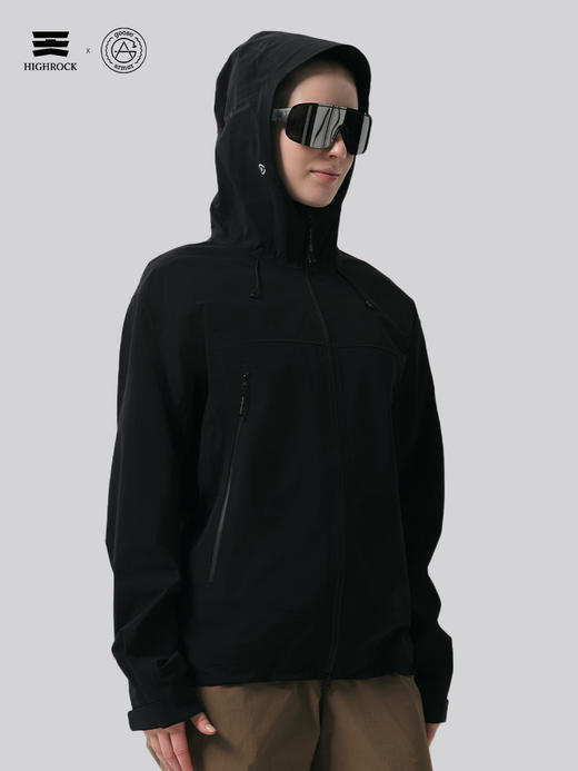 天石鹅铠甲狼塔硬壳冲锋衣男女薄外套户外登山徒步耐磨防风夹克G442 商品图6