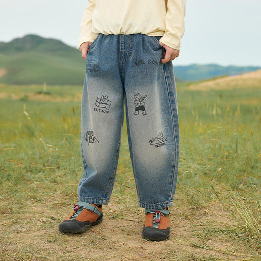 棉花堂山系复古潮趣童装牛仔裤——FA52126YX 商品图7
