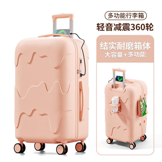 【大容量雪糕行李箱】28寸结实耐用加厚 20寸24密码旅行拉杆皮箱子 国庆假期出游  商品图10