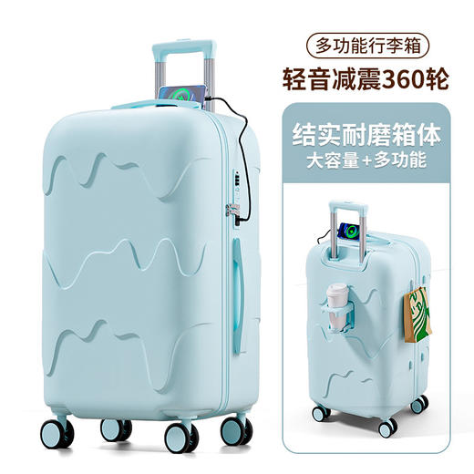 【大容量雪糕行李箱】28寸结实耐用加厚 20寸24密码旅行拉杆皮箱子 国庆假期出游  商品图7