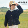棉花堂防褪色V领软牛仔童装外套——FA52034 商品缩略图3