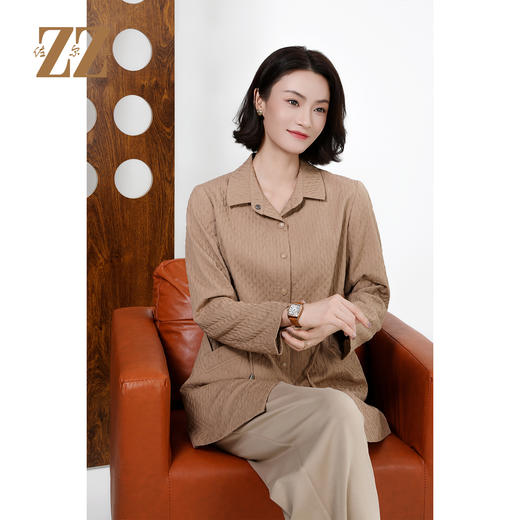 佐尔美经典简约抽绳收腰中长款风衣上衣女M51FD07 商品图1