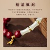 颗颗饱满【和田玉竹节朱砂手串】高含量 紫金砂 帝王砂 手感细腻光滑 寓意美好 时尚百搭 商品缩略图3