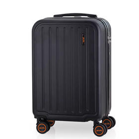 FolliFollie时尚轻便竖条纹拉杆箱20英寸黑色FF-Y101A