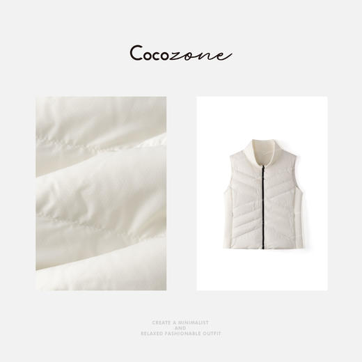 COCO ZONE 刘一一 “冬日暖阳”轻户外修身撞色马甲 CD2A1949 商品图2