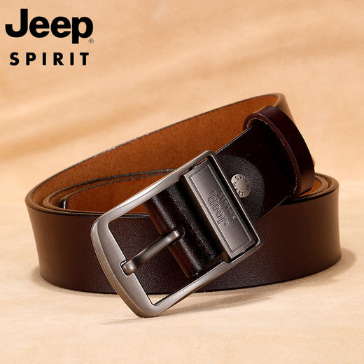 【专属】JEEP SPIRIT【男士皮带针扣皮带】英伦风尚经典系列，精美礼盒 休闲商务任你切换！ 商品图11
