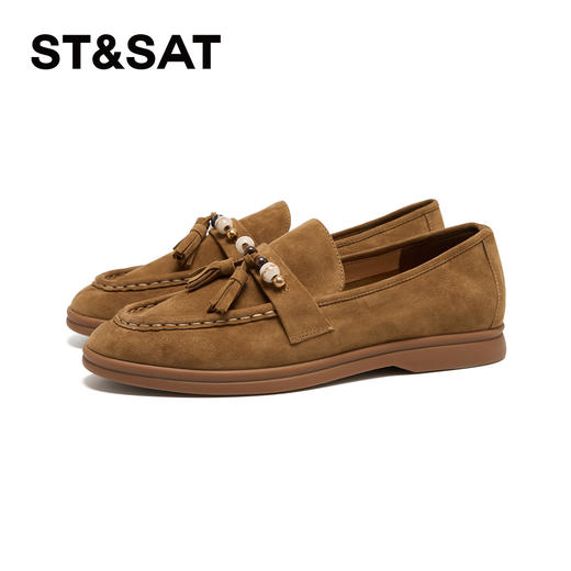 【万步系列】星期六英伦腔调复古流苏乐福SSD3111152 商品图9