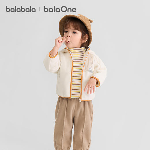 巴拉巴拉balaOne儿童套装女童男童2件套新款童装2025秋冬抗静电潮 商品图2
