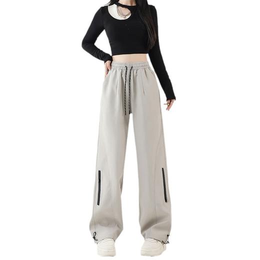 春秋新款美式工装裤女设计感宽松直筒裤冲锋登山两穿阔腿裤子 商品图4