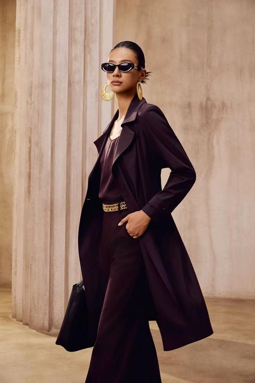 设计师系列修身风衣 商品图2