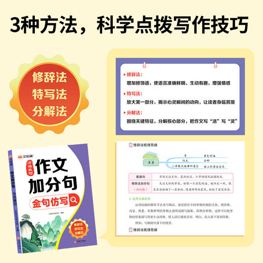 作文加分句.金句速查+金句仿写（2册） 商品图3