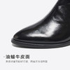 【绒里可选】星期六高级感漆皮镂空粗跟长靴SSD4117519/SSD4119519 商品缩略图8