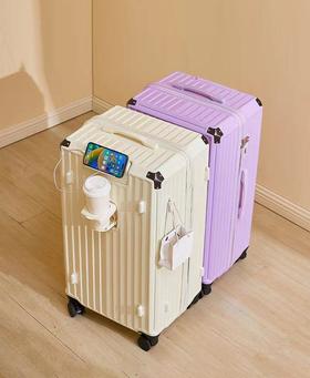 【大容量pc密码箱】耐用五轮减震刹车万向轮拉杆箱 三七分多功能行李箱 国庆假期出游