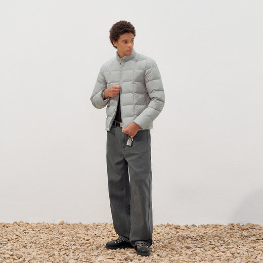 714street可溯源安心羽绒外套女2025冬季轻薄650高蓬排骨羽绒服男 商品图1