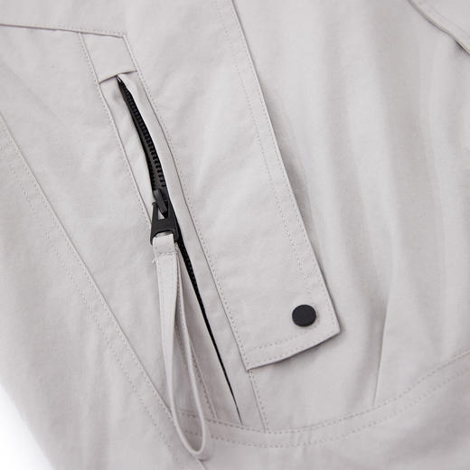 【新品上新】HX 春秋季带帽茄克衫外套简约运动S105533313101 商品图10