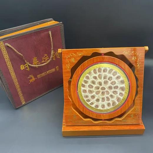 时来运转 鹿鞭鹿茸片礼盒 实木摆件 商品图1