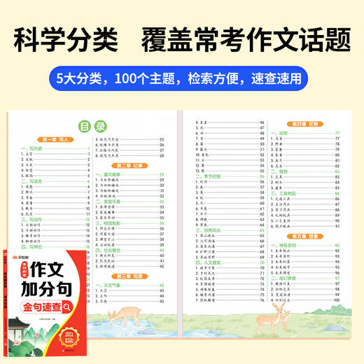 作文加分句.金句速查+金句仿写（2册） 商品图1