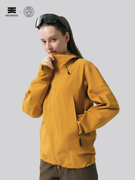 天石鹅铠甲狼塔硬壳冲锋衣男女薄外套户外登山徒步耐磨防风夹克G442 商品图5