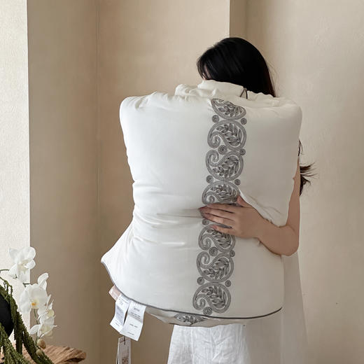 自然醒棉线绣花羊毛复合被TD 商品图13