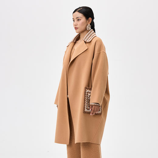 羊绒藏式大衣  SJF97W360N 商品图6