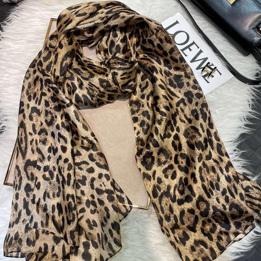 丁摩 100%丝绸丝巾真丝围巾洋纺大长条巾披肩围脖领巾180*110cm 商品图3