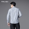 PINLI品立2025秋季新款男条纹方领打底长袖衬衫衬衣潮GD253113054 商品缩略图4