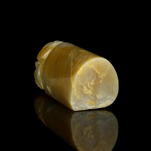 孤品017139-昌化石带皮花钮随形章-2.6*2.5*7.2cm 商品图4